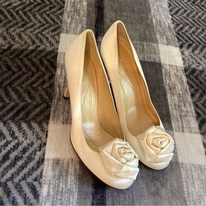 Kate Spade white Heels